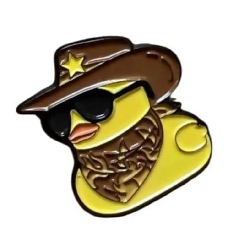 Rubber Duckie Cowboy Sheriff Enamel Pin